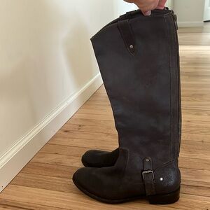Dolce vita brown leather boots size 9 womens